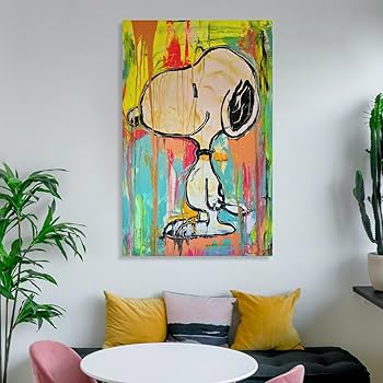 SNOOPY/スヌーピー/3Dデコアート/絵画/インテリア/飾り Amazon.co.jp: スヌーピー アンディ オラフ アートポスター 飾り